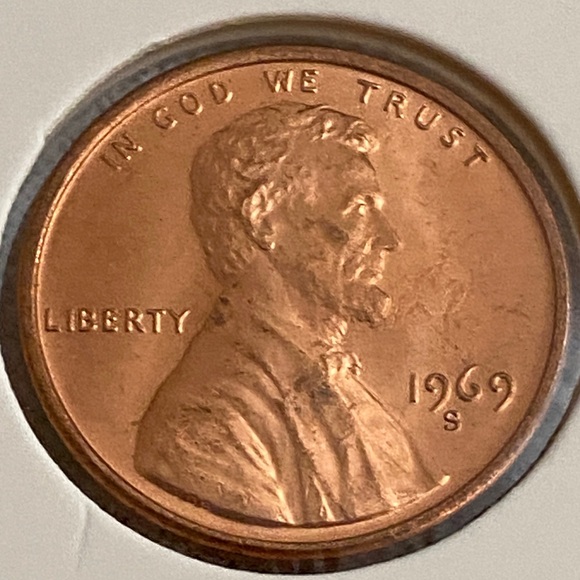 Vintage Other - Vintage 1969 S Lincoln One Cent Coin USA
